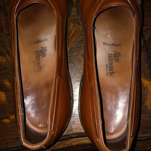 Allen Edmonds Men’s Dress shoes Size 10 Cognac - Picture 4 of 5